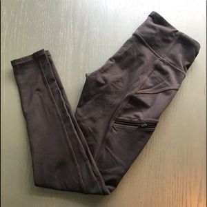 Athleta Grey Tights Size S
